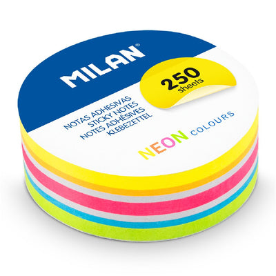 BLOC NOTES ADEZIV ROTUND 67MM ASORTAT MILAN