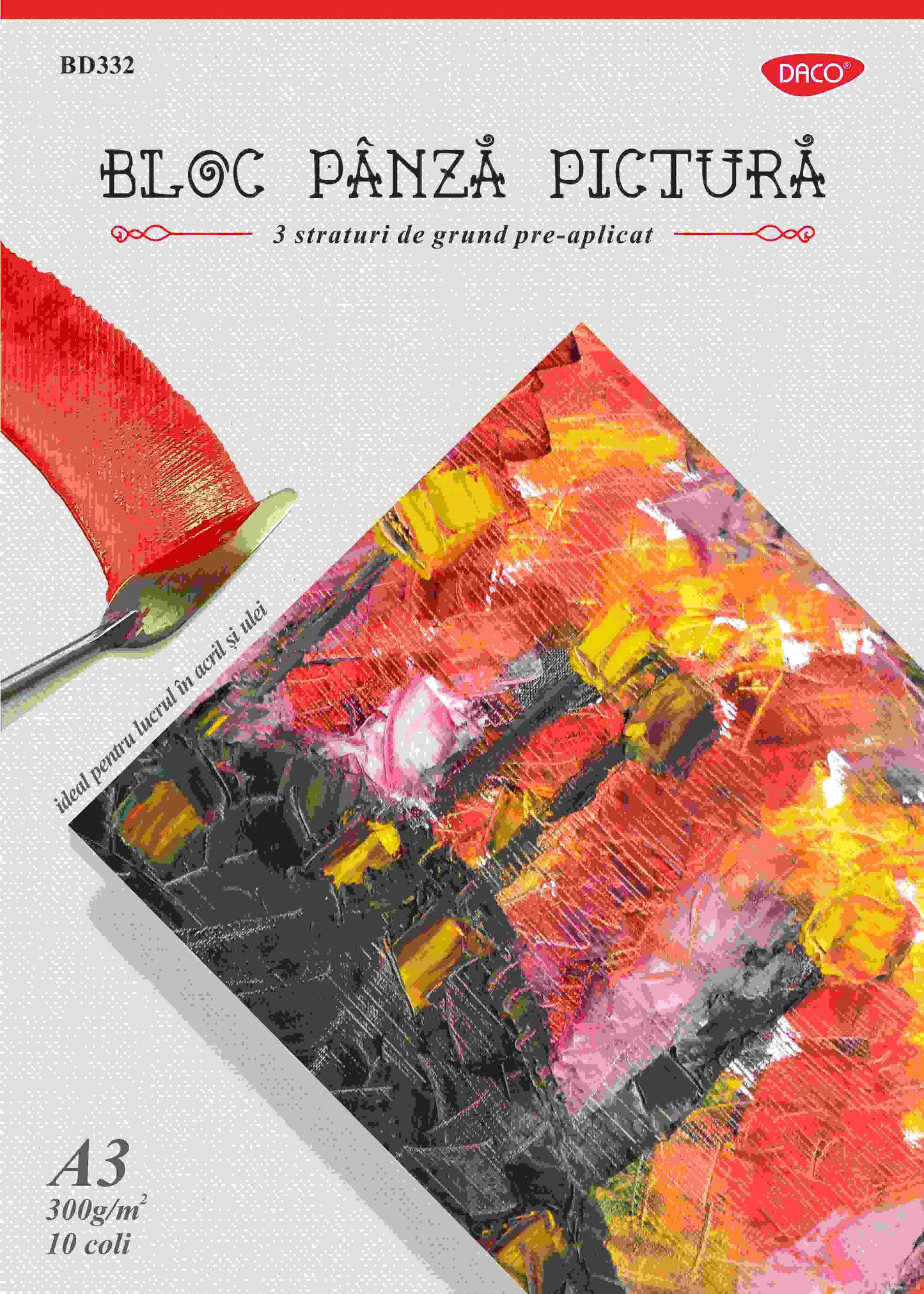BLOC A3 PANZA PICTURA 300G 10 COLI BD332