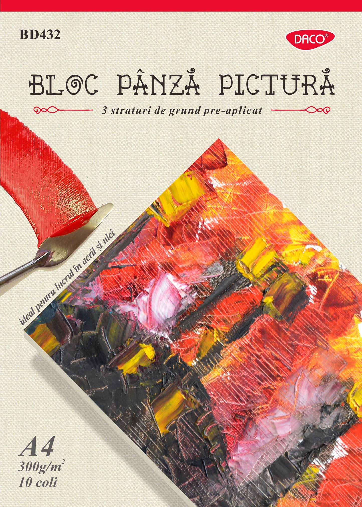 BLOC A4 PANZA PICTURA 300G 10 COLI BD432