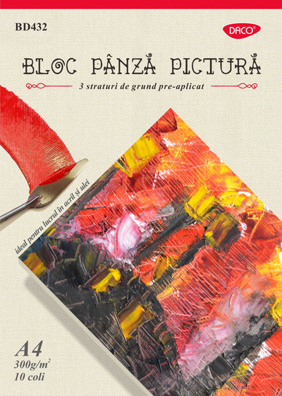 BLOC A4 PANZA PICTURA 300G 10 COLI BD432