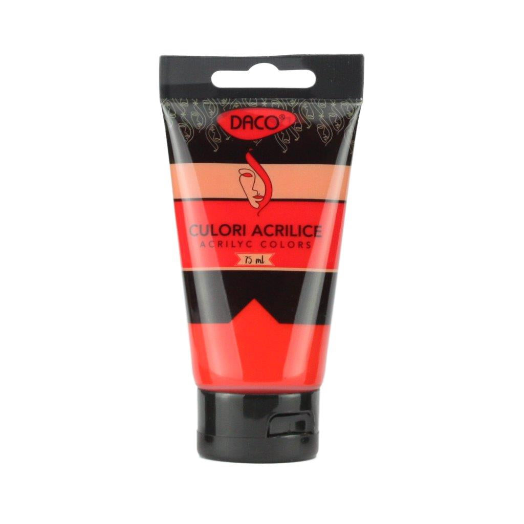 CULORI ACRIL 75ML DACO ROSU SCARLET CU375RS