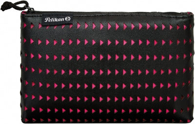 Penar tip etui Lasercut Pelikan, culoare negru/roz