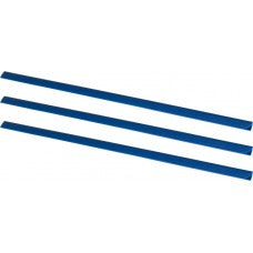 Baghete plastic 4 mm, 2-10 pagini 100 buc/cutie EVOffice - albastru