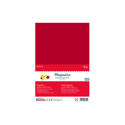 FOLIE MAGNETICA A4 ROSU DACO