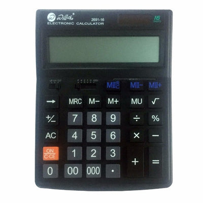 Calculator 16 dgt, 15.4*20 cm Willgo
