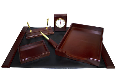 Set birou 6 piese lemn cires EVOffice