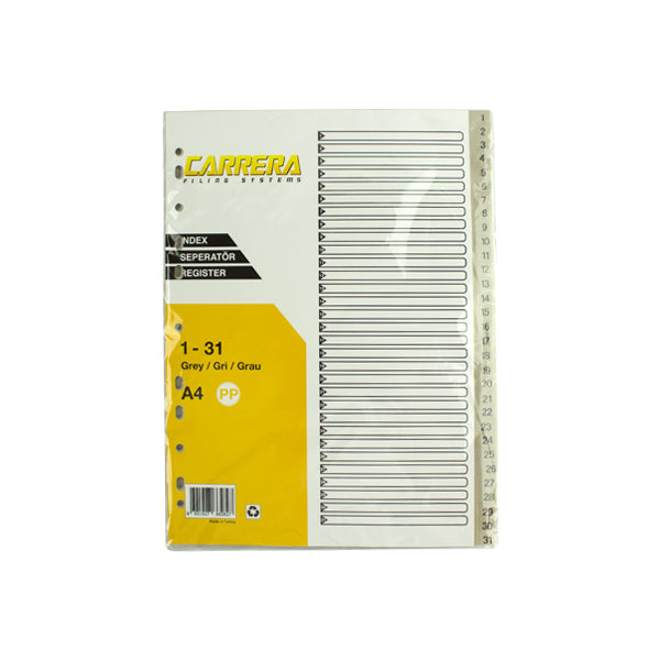 Index plastic 1-31 EVOffice