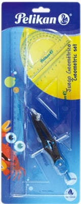 Set geometrie 5 piese Pelikan