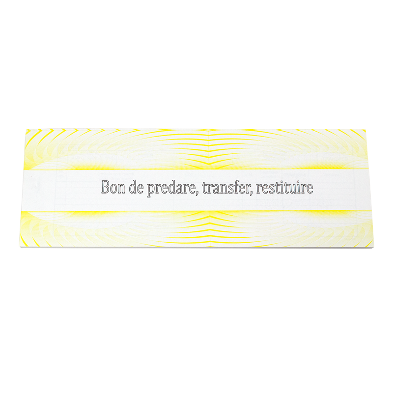 Bon predare transfer A5 fata-verso