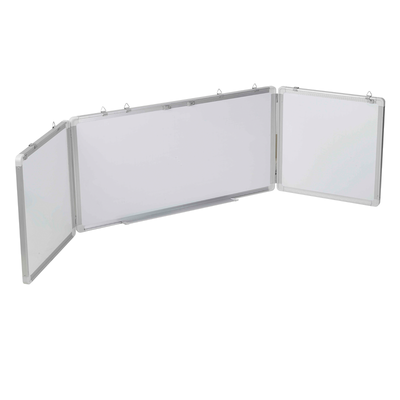 Whiteboard magnetic, rama aluminiu cu 5 suprafete total 100*400 cm EVOffice