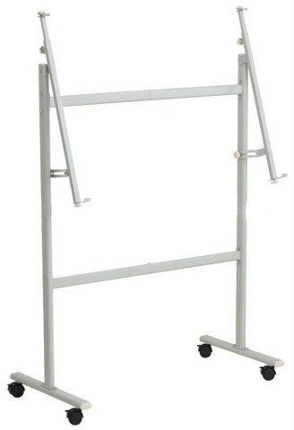 Stand metalic mobil ajustabil pe inaltime pentru whiteboard 90*120 pana la 120*300 EVOffice