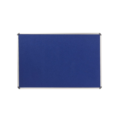 Panou material textil albastru, 2 fete, 60x90 cm EVOffice