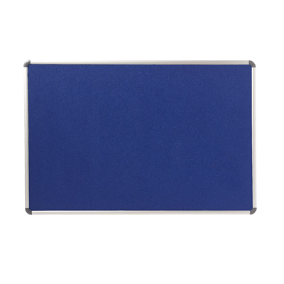 Panou material textil albastru, 2 fete, 90x120 cm EVOffice