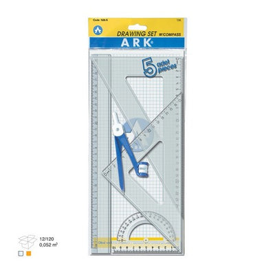 Set geometrie 5 piese Ark