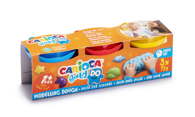 PLASTILINA USOARA 3X75G BABY CARIOCA 43179