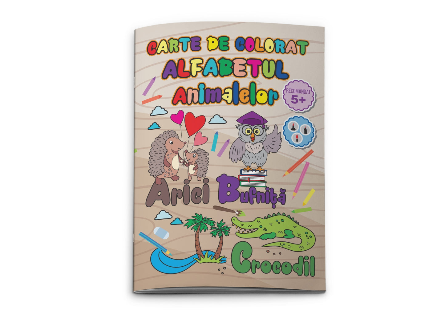 CARTE COLORAT ALFABETUL ANIMALELOR 770152