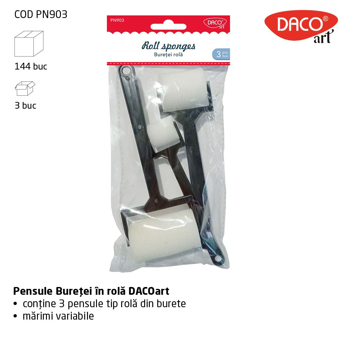 PENSULE BURETE SET 3 BURETEL DACO PN903