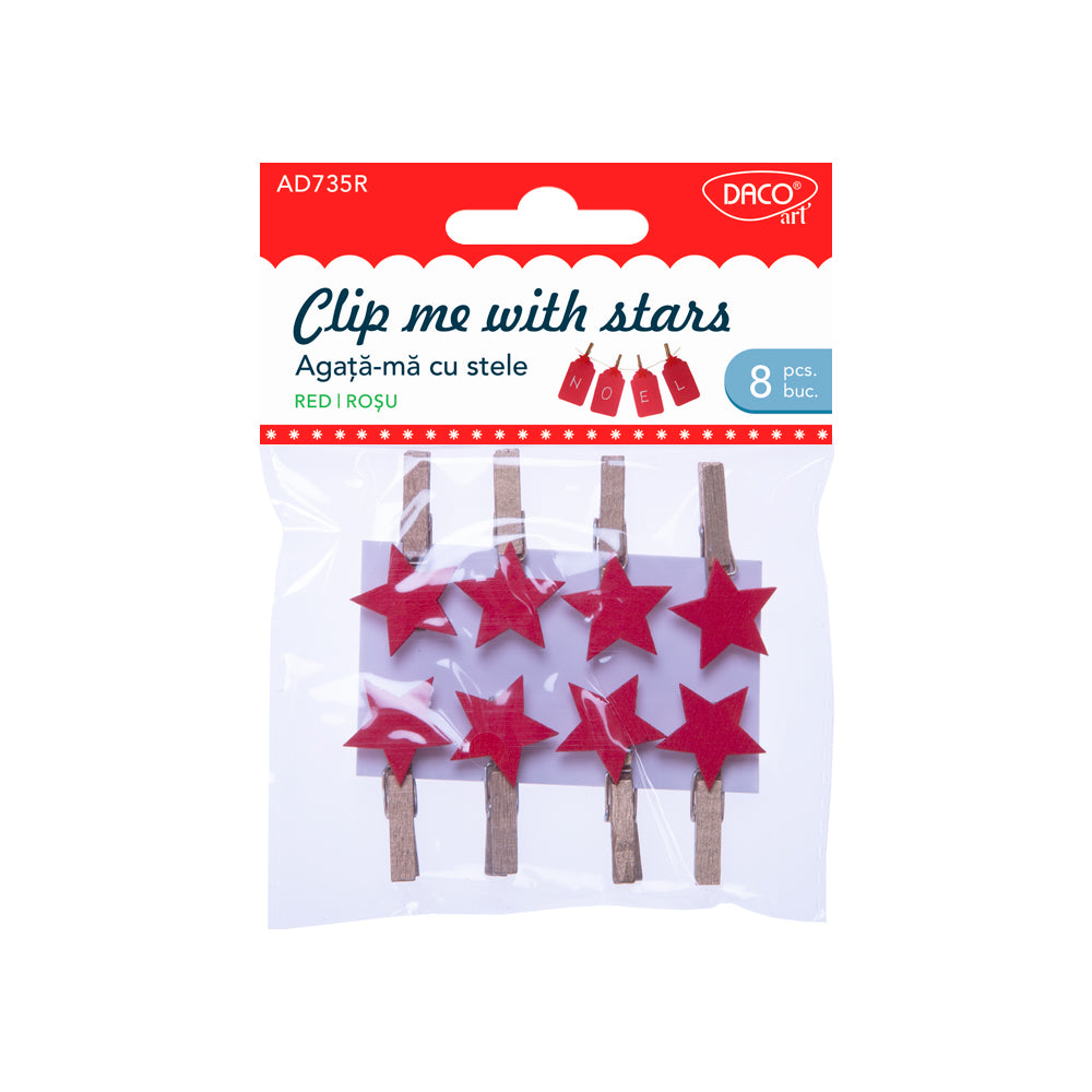 ACCESORII CRAFT - AD735R AGATA-MA CU STELE ROSU DACO