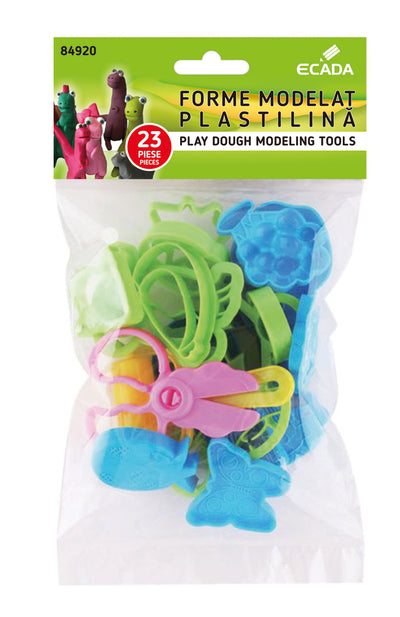 FORME MODELAT PLASTILINA 23 PIESE ECADA 84920