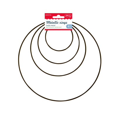 ACCESORII CRAFT - AD431N INELE METAL NEGRE DACO
