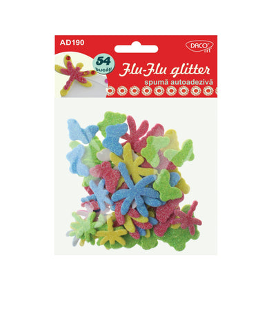ACCESORII CRAFT - AD190 FLU-FLU GLITTER SPUMA AA DACO