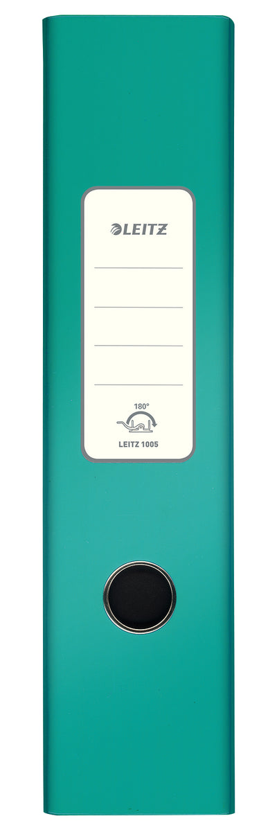 BIBLIORAFT PLASTIFIAT 8CM TURCOAZ METALIZAT WOW LEITZ