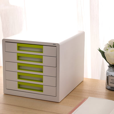 CABINET 5 SERTARE ALB/VERNIL DELI