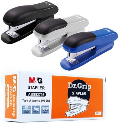 Capsator clasic 24/6, cu grip confortabil de cauciuc, MGS-13, diverse culori, M&G