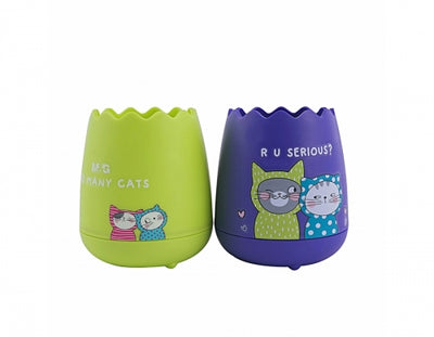 Suport instrumente de scris, So many cats, plastic, M&G