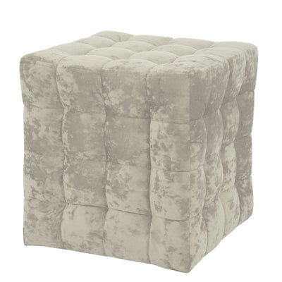 Taburet Bump - stofa crem - E04