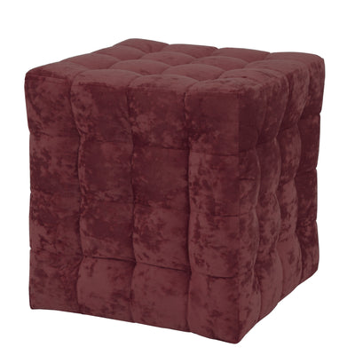 Taburet Bump - stofa bordo - E42