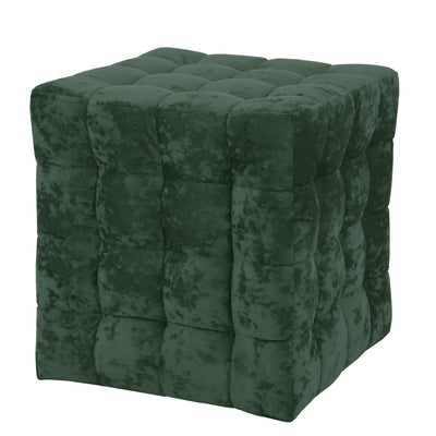 Taburet Bump - stofa verde - E57