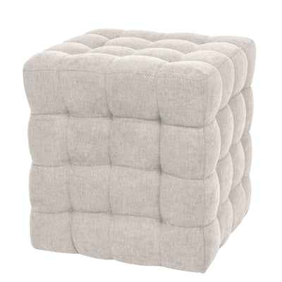 Taburet Bump - stofa crem - K8