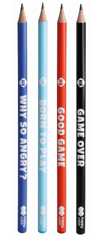 Creion grafit rotund, Games, HB, Happy Color