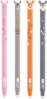 Roller gel cu rescriere, Happy Color, 0.5 mm, Ears Babe, diverse culori