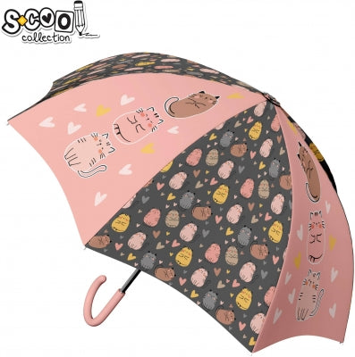 Umbrela copii, S-Cool, PURRFECT