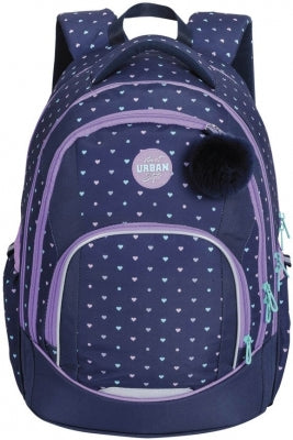 Ghiozdan anatomic S-Cool motiv Urban Hearts