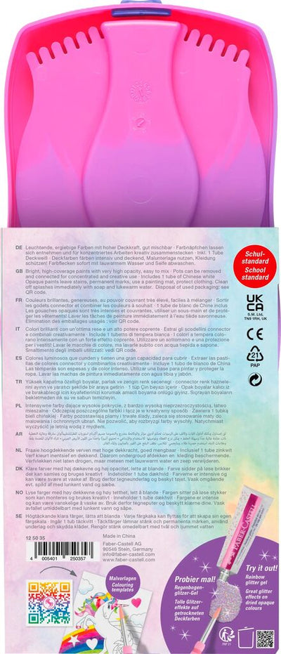 ACUARELE 12 CULORI CONNECTOR UNICORNI 2025 FABER-CASTELL