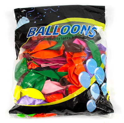 Baloane latex multicolore 25 cm, 100 buc EVOffice