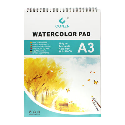 Bloc desen A3 acuarela,  24 file,  180 gr EVOffice