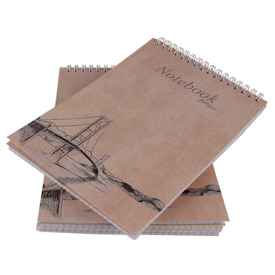 Blocnotes A5 cu spira metalica 80 file - matematica EVOffice