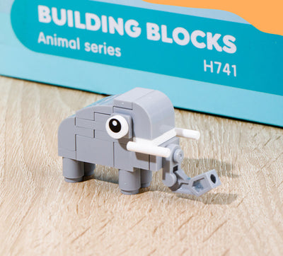 BLOCURI CONSTRUCTII TIP LEGO MODEL ANIMALE ASORTATE DELI