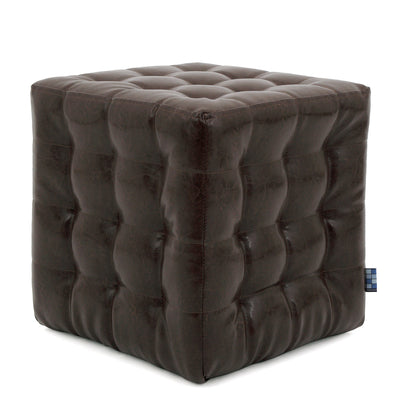 Taburet Bump - imitatie piele maro - 15611