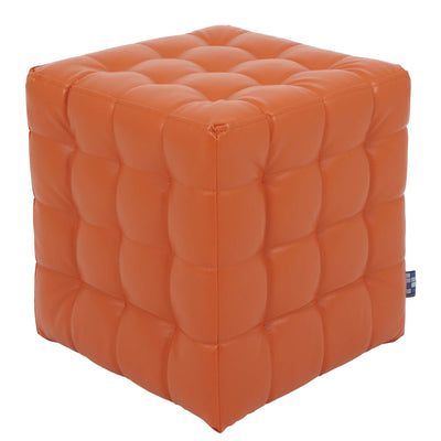 Taburet Bump - imitatie piele portocaliu - 21895