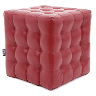 Taburet Bump - imitatie piele rosu - 21900