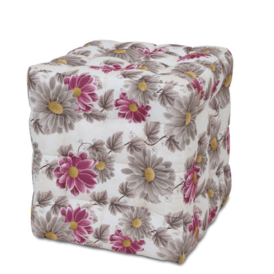 Taburet Bump - stofa floral mov