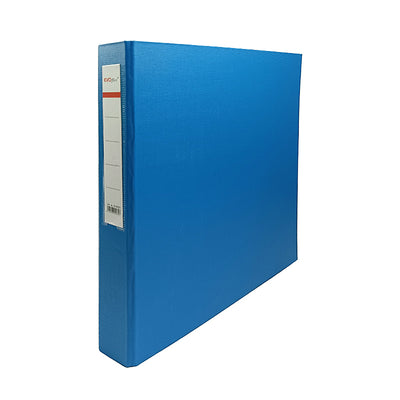 Caiet mecanic carton plastifiat albastru A4, 2 inele EVOffice