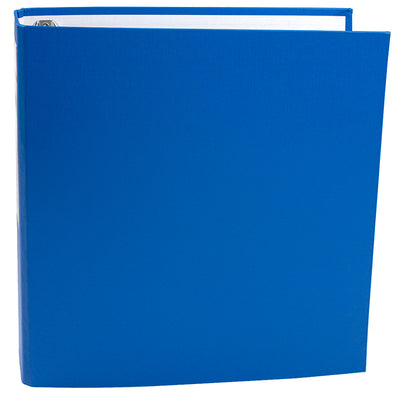 Caiet mecanic carton plastifiat albastru A4, 4 inele EVOffice