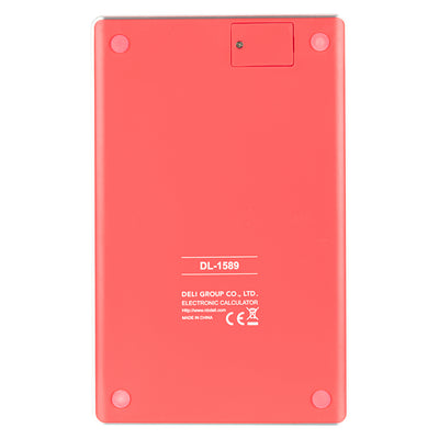 CALCULATOR BIROU 12DIG MODERN ROSU DELI