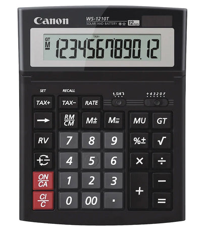 CALCULATOR BIROU 12DIG WS1210T 198X150MM CANON